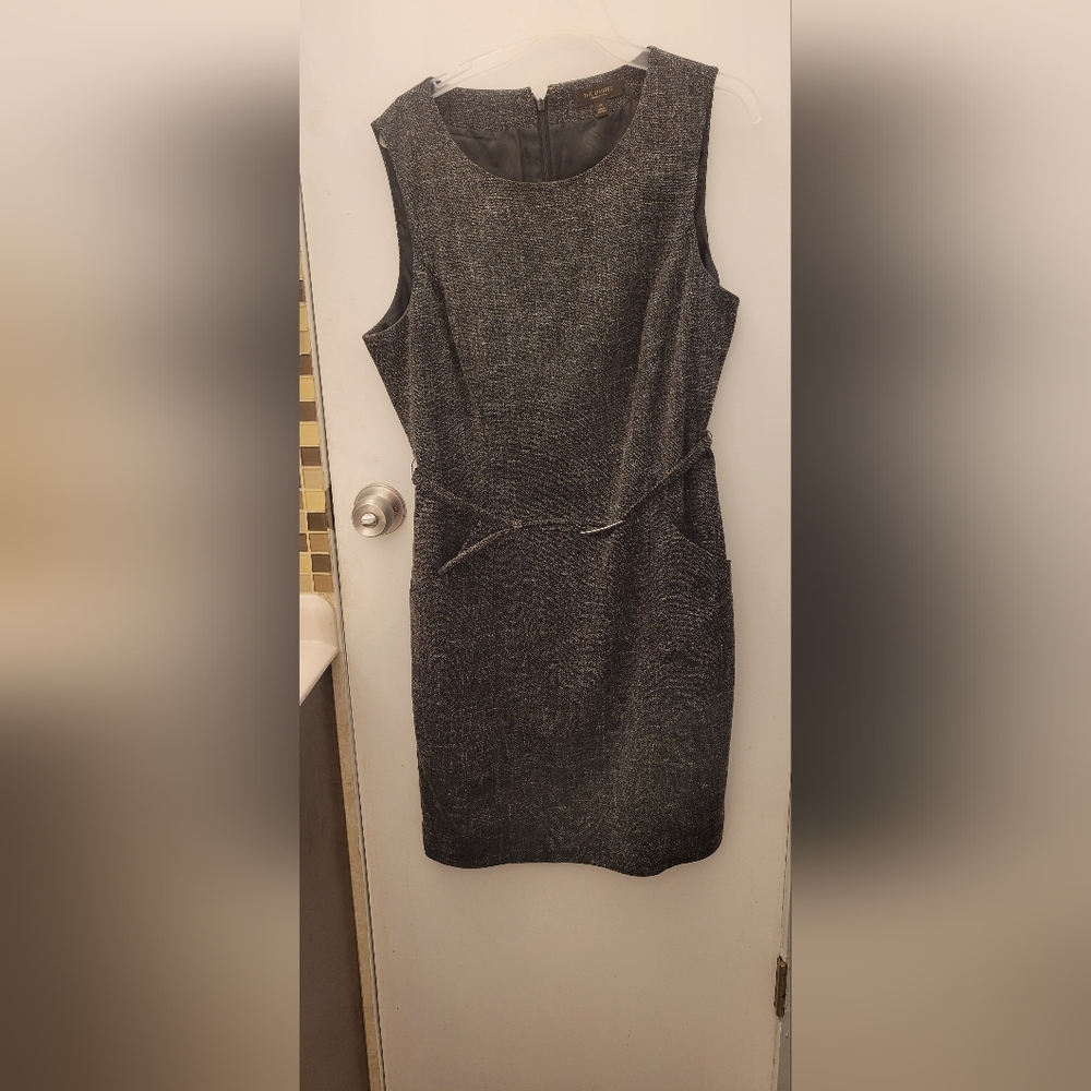 The Limited Gray Belted Dress